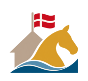 Velkoomen til Danmark Log auf transparentem Hintergrund
